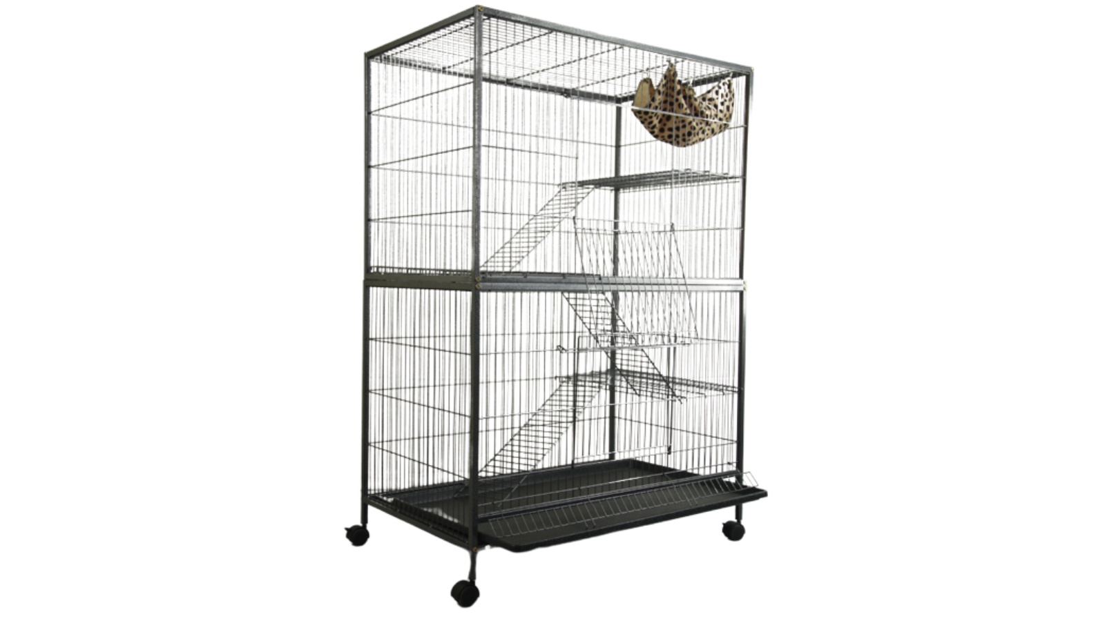 YES4PETS 2 X Platforms and 2 X Ladders For 140 cm Ferret Parrot Cat Bird Cage