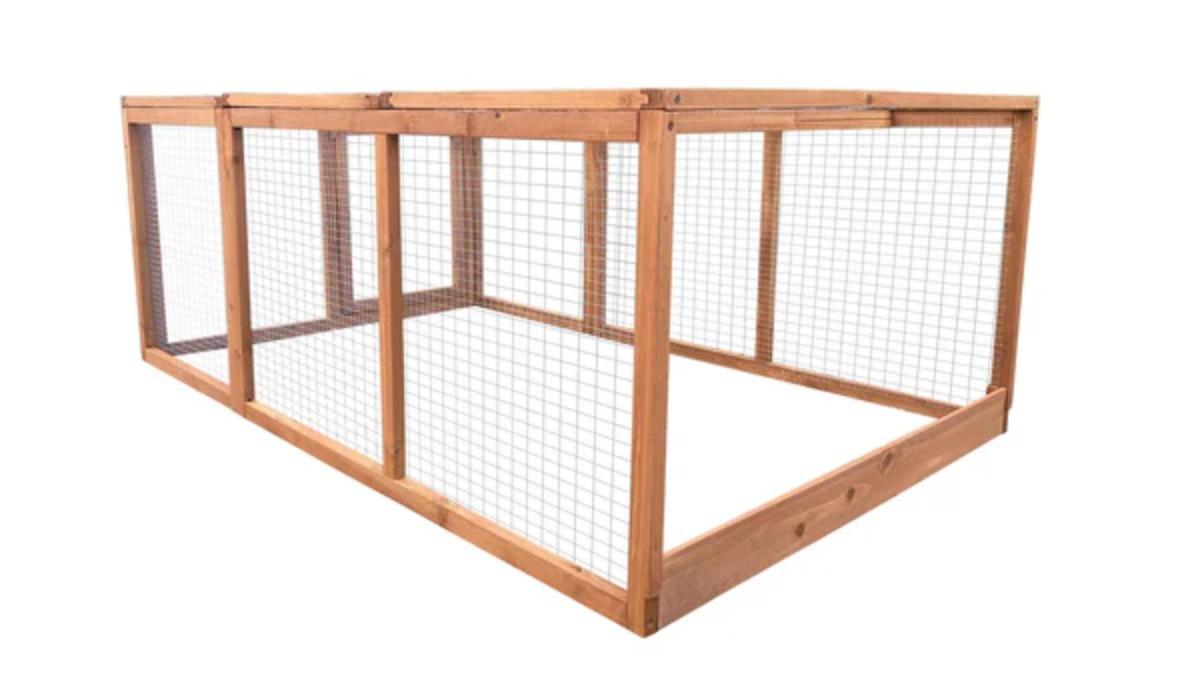 YES4PETS Large Chicken Coop Run Guinea Pig Villa Extension House Pen