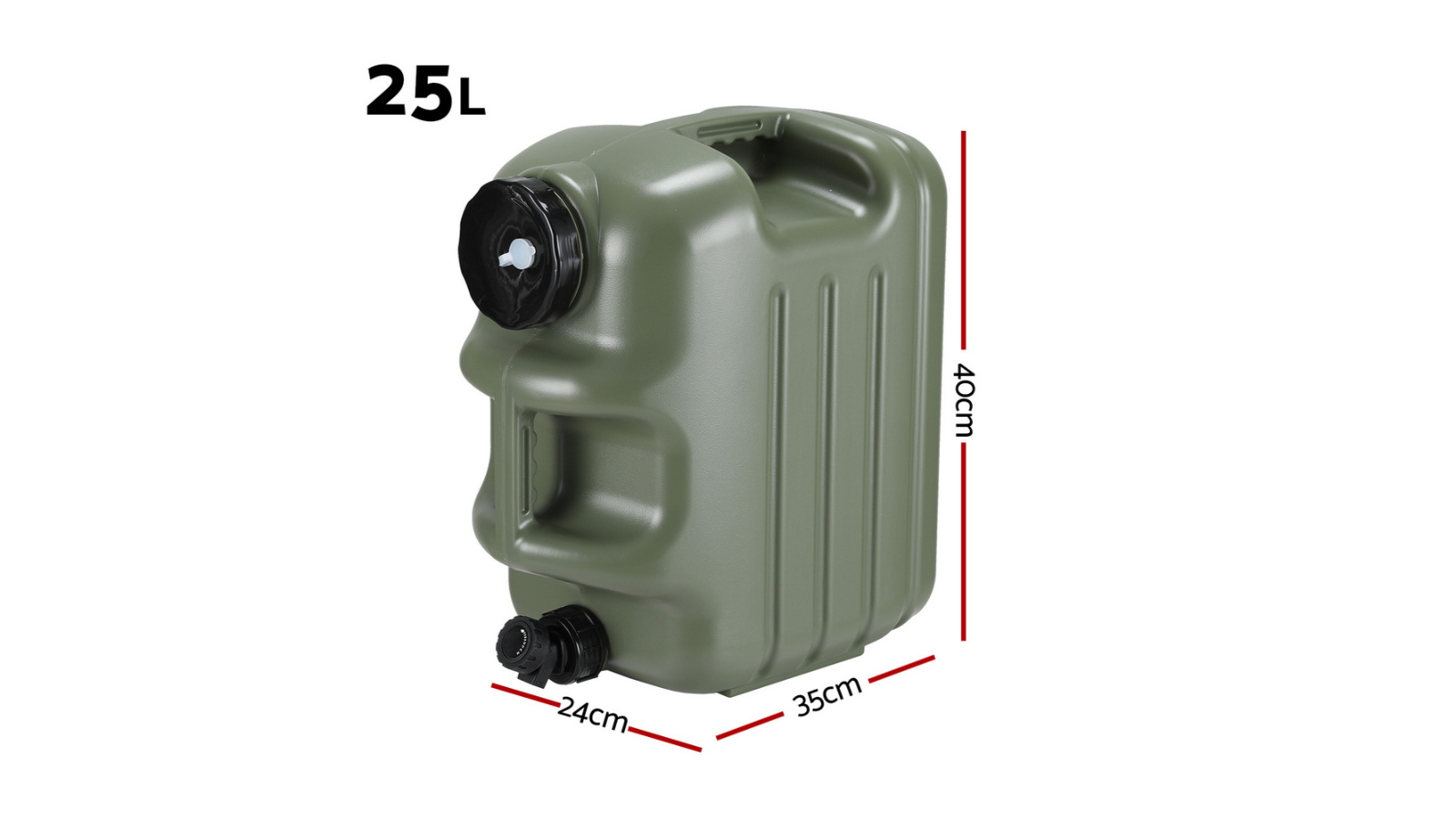 Weisshorn Water Container - 25 Litre | Harvey Norman