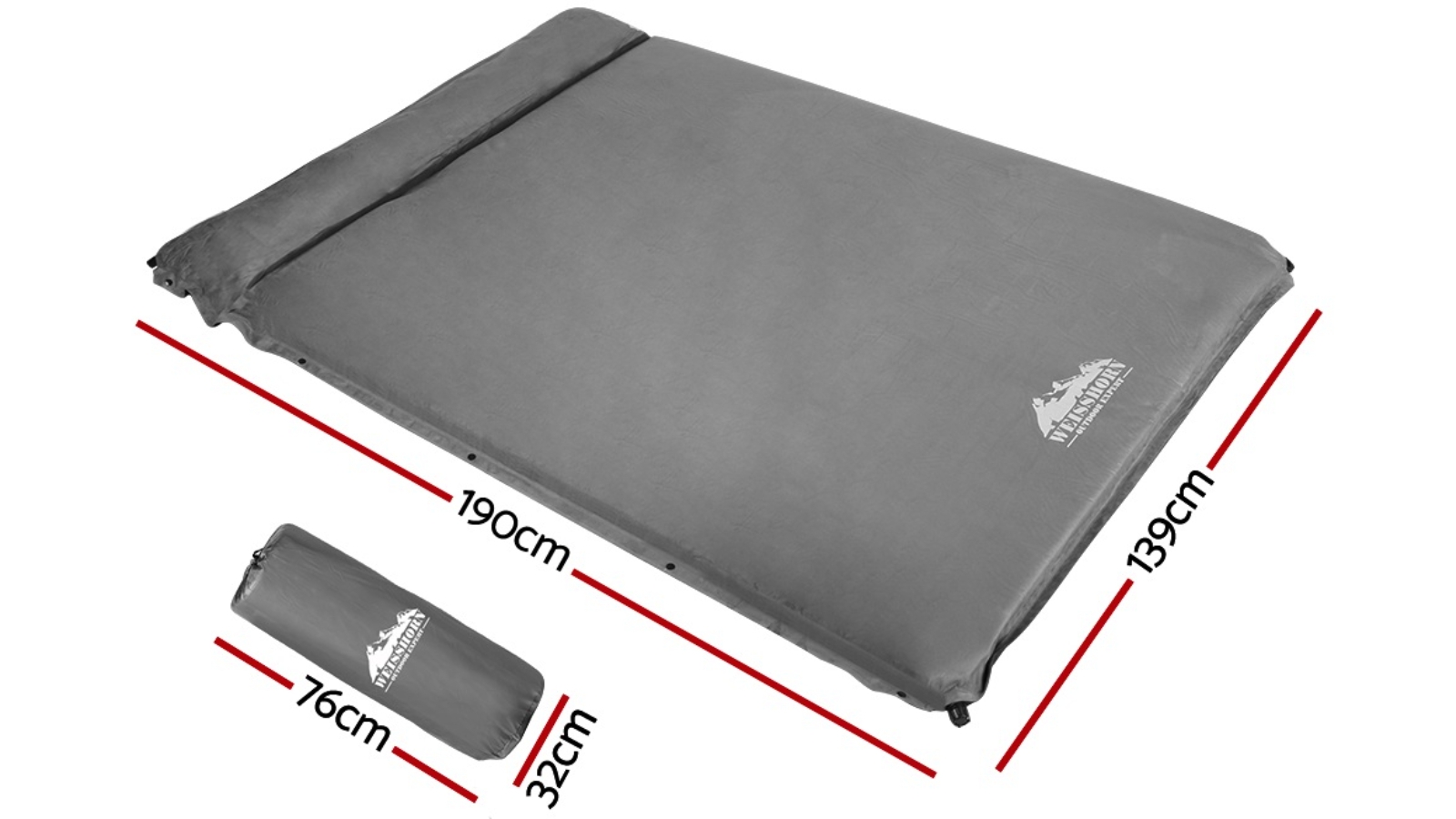 Weisshorn double hotsell self inflating mattress