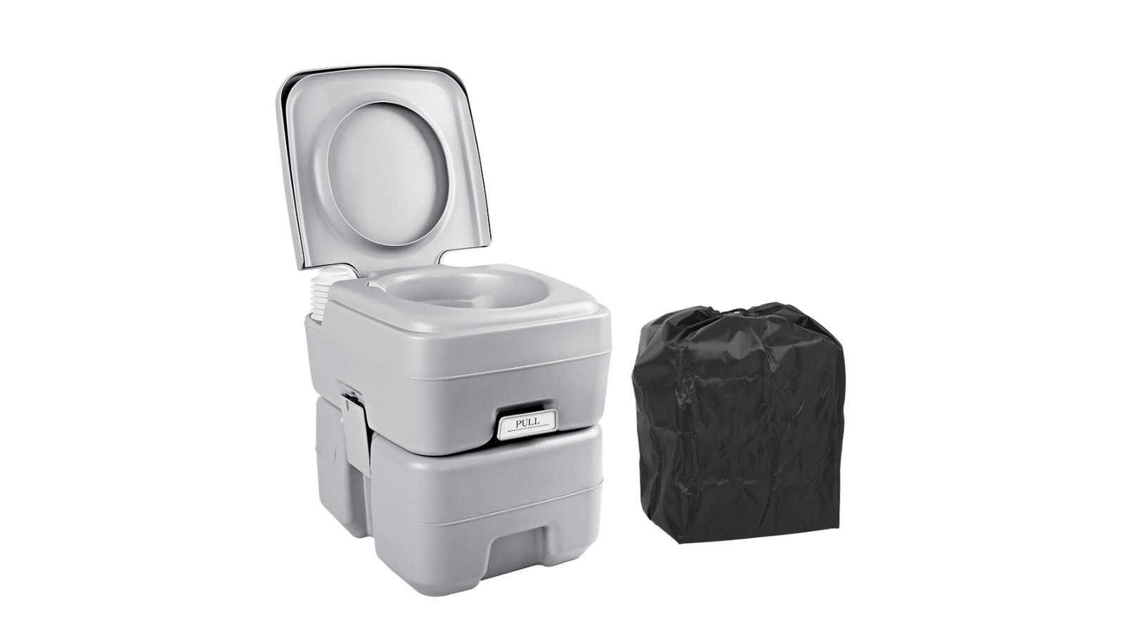 Weisshorn 20L Portable Outdoor Toilet - Navy/Grey