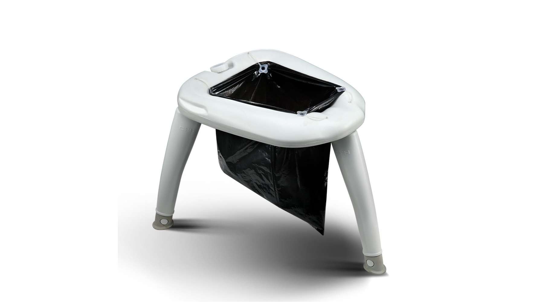 Weisshorn Outdoor Folding Toilet - Grey