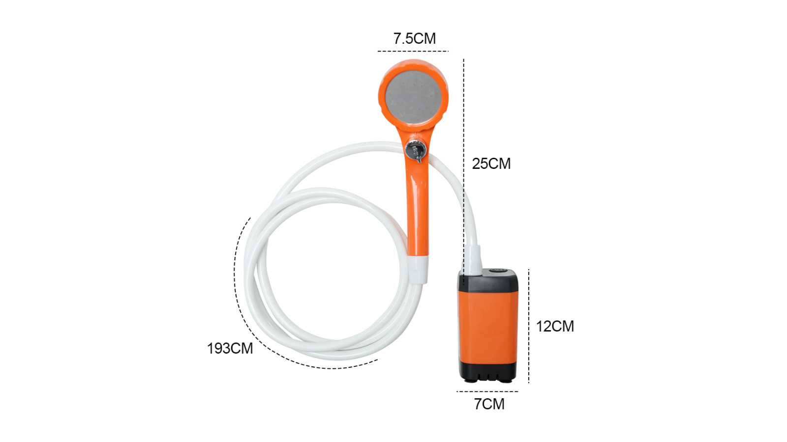 YS IPX7 Waterproof Portable Camping Shower Harvey Norman