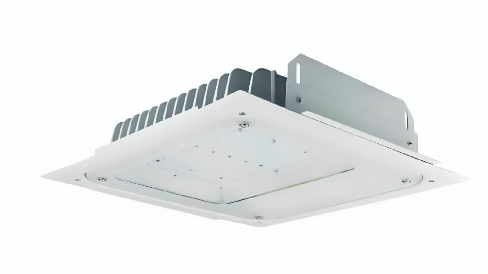 Plusrite 130W Recessed Canopy Solar Light