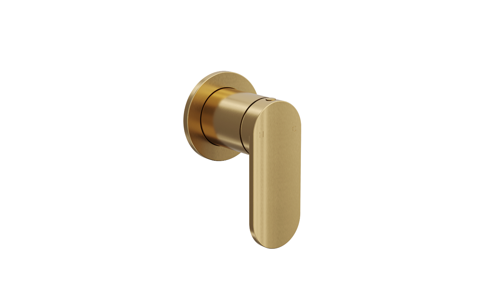 Linsol Capo Wall Mixer - Brushed Brass