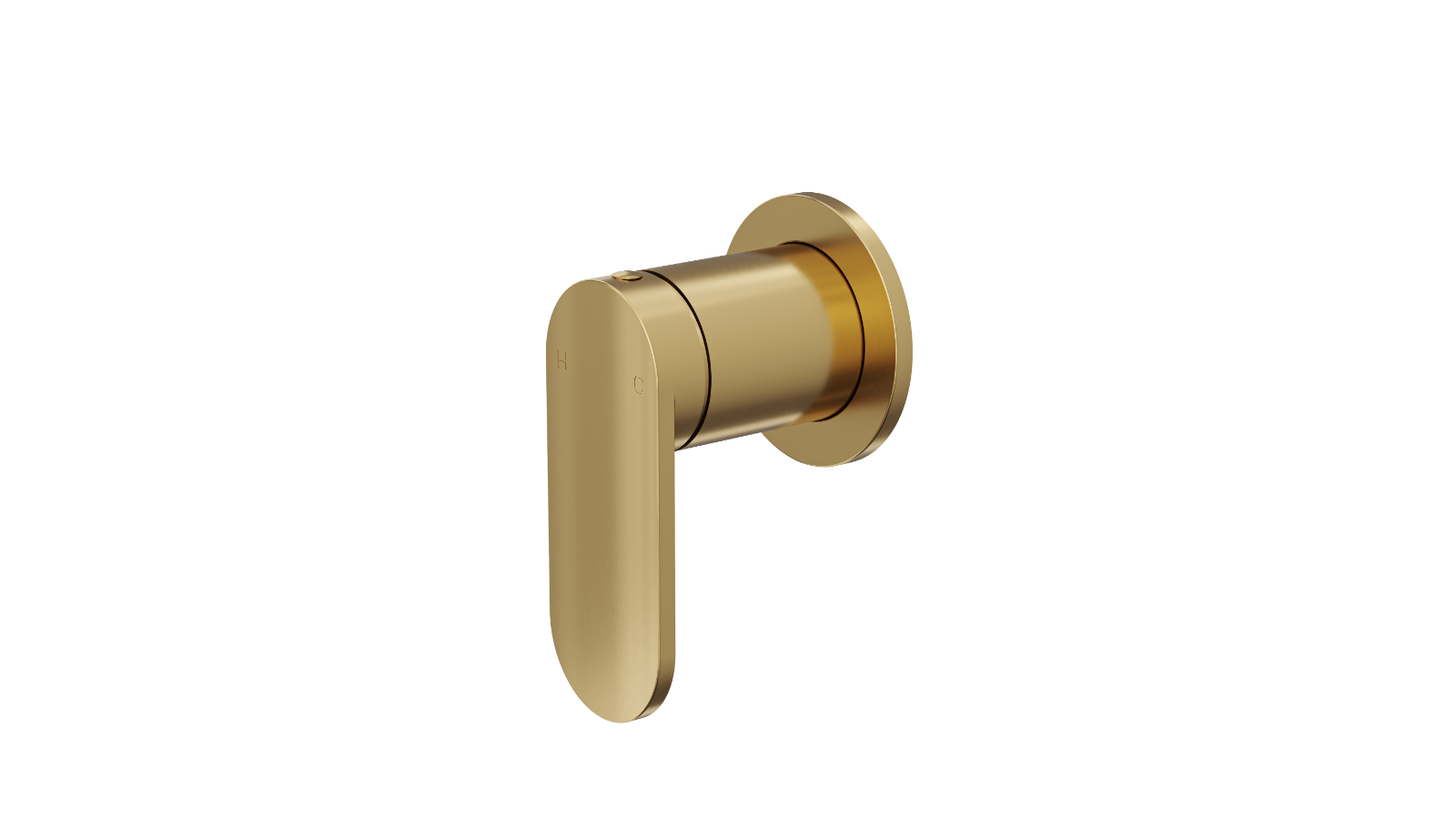 Linsol Capo Wall Mixer Brushed Brass Harvey Norman