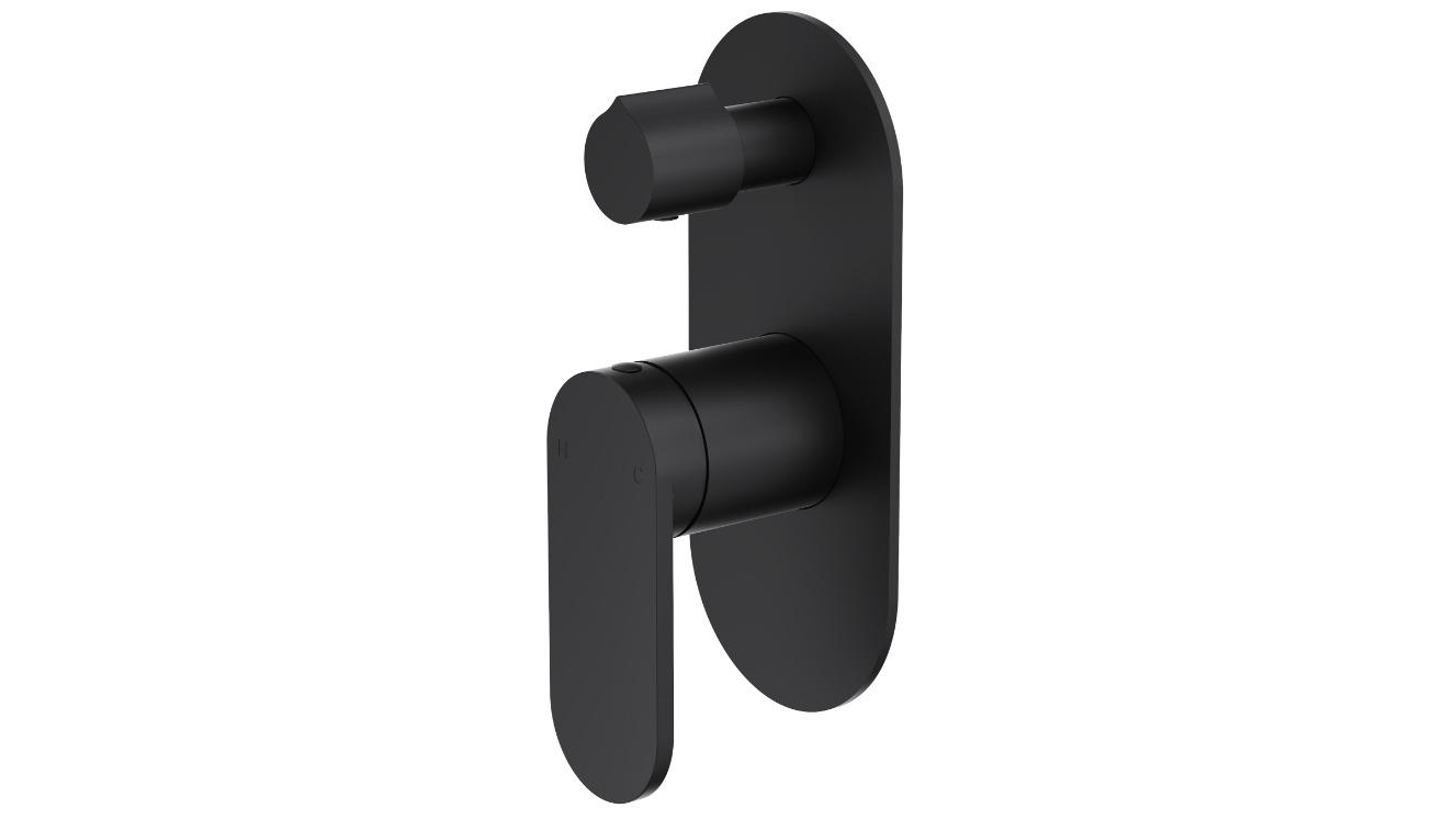 Linsol Capo One Plate Divertor Mixer - Matte Black