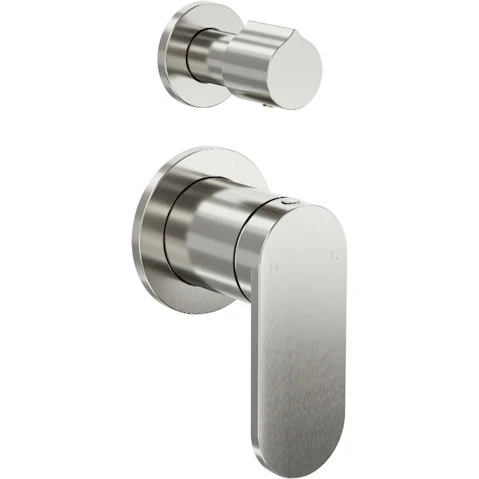 Linsol Capo Two Plate Divertor Mixer - Brushed Nickel