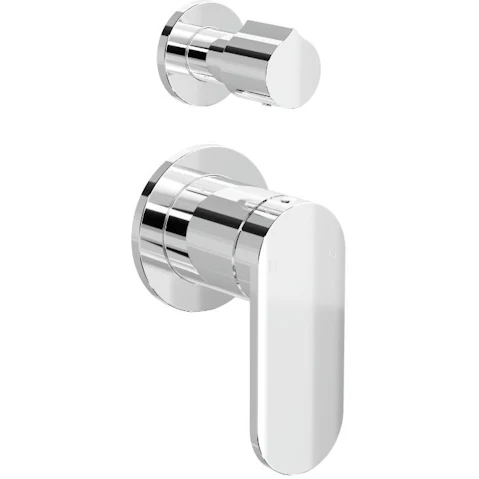 Linsol Capo Two Plate Divertor Mixer - Chrome
