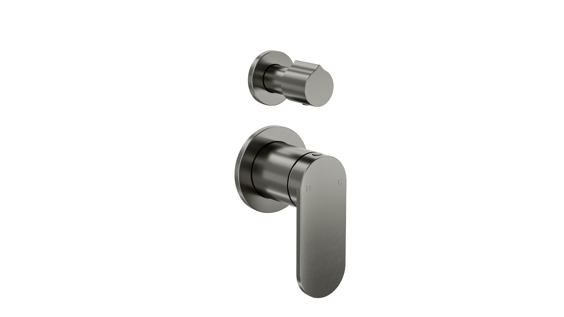 Linsol Capo Two Plate Divertor Mixer - Gunmetal