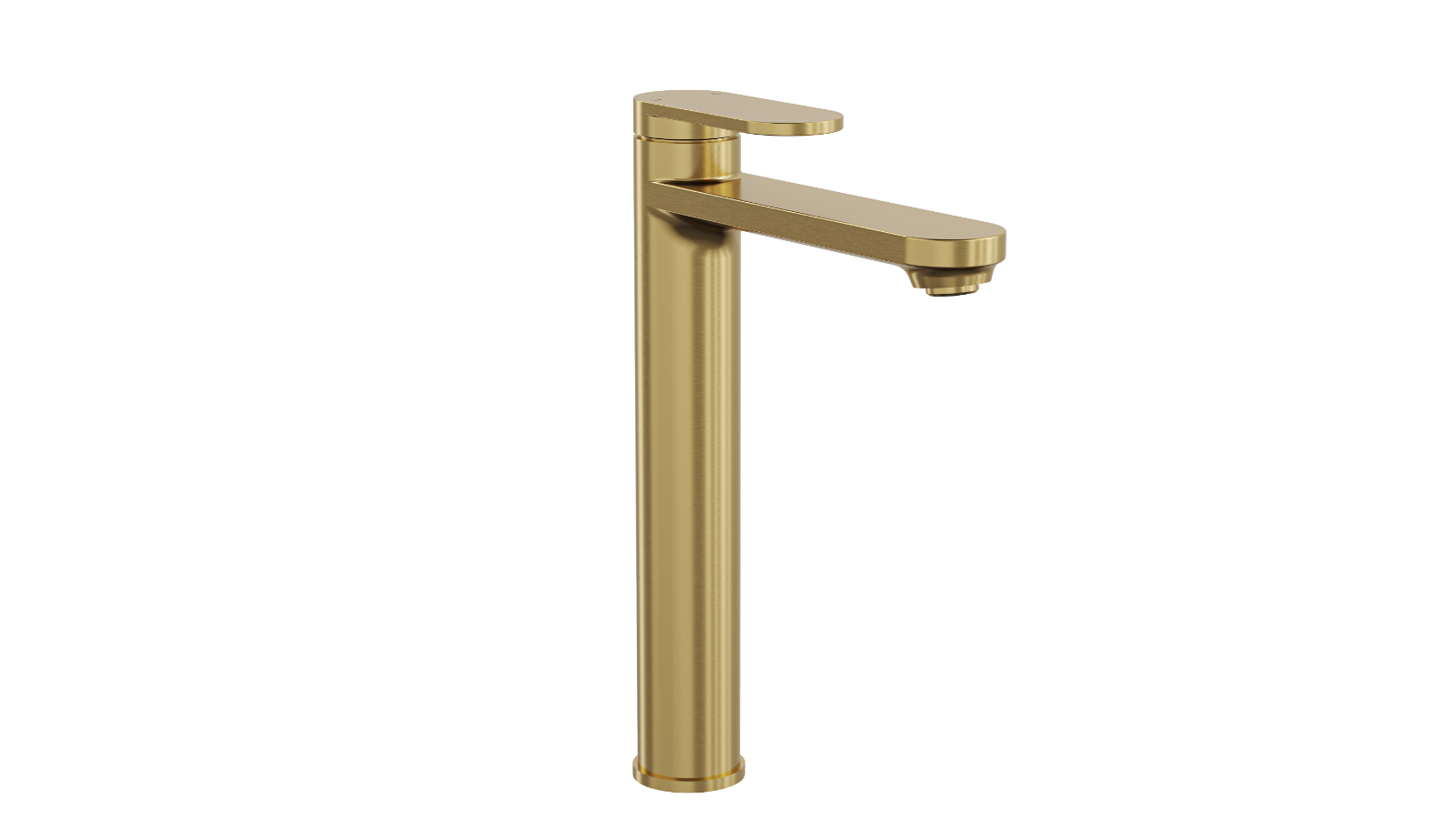 Linsol Capo Tall Basin Mixer - Brushed Brass