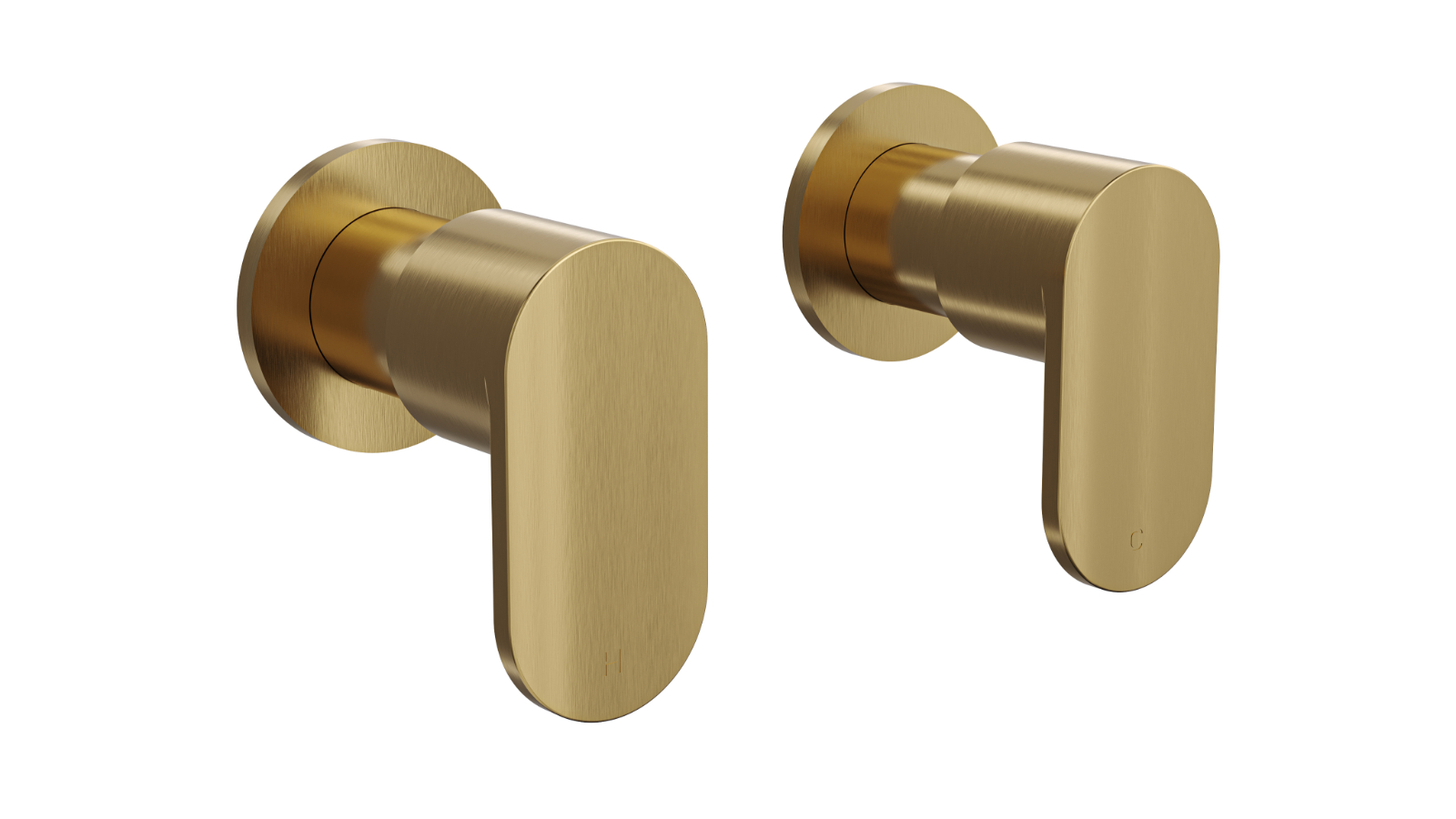 Linsol Capo Wall Top Assemblies - Brushed Brass