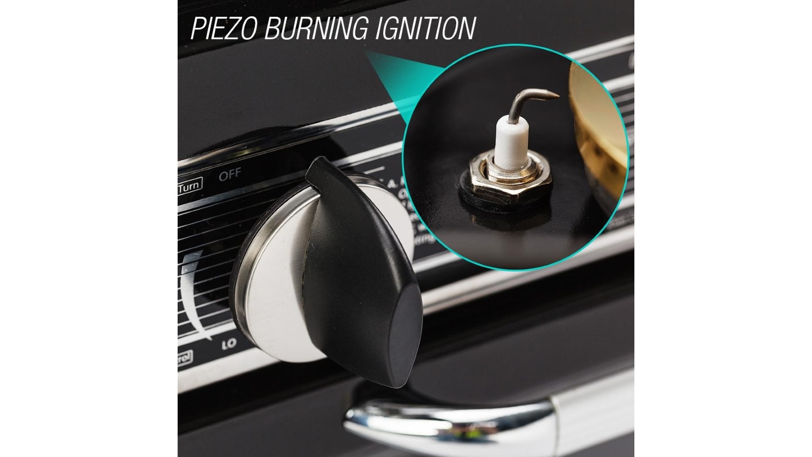 Thermomate 2 Burner Gas Portable Camping Oven Stove Combo Grey