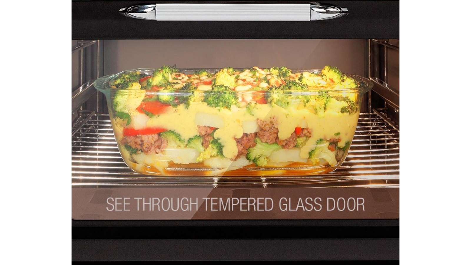 Thermomate 2 Burner Gas Portable Camping Oven Stove Combo Grey