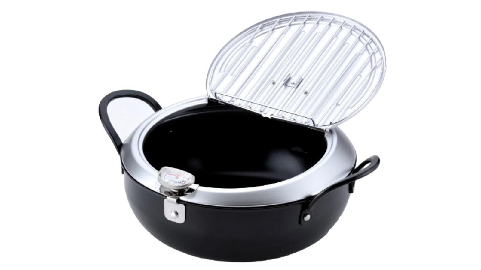 Wahei Freiz Iron Tempura 24cm Deep Fryer Pot