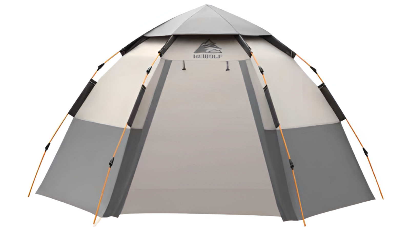 Jacksaqua 4-6 Person Double Layer Waterproof Flysheet Instant Camping Tent - Khaki