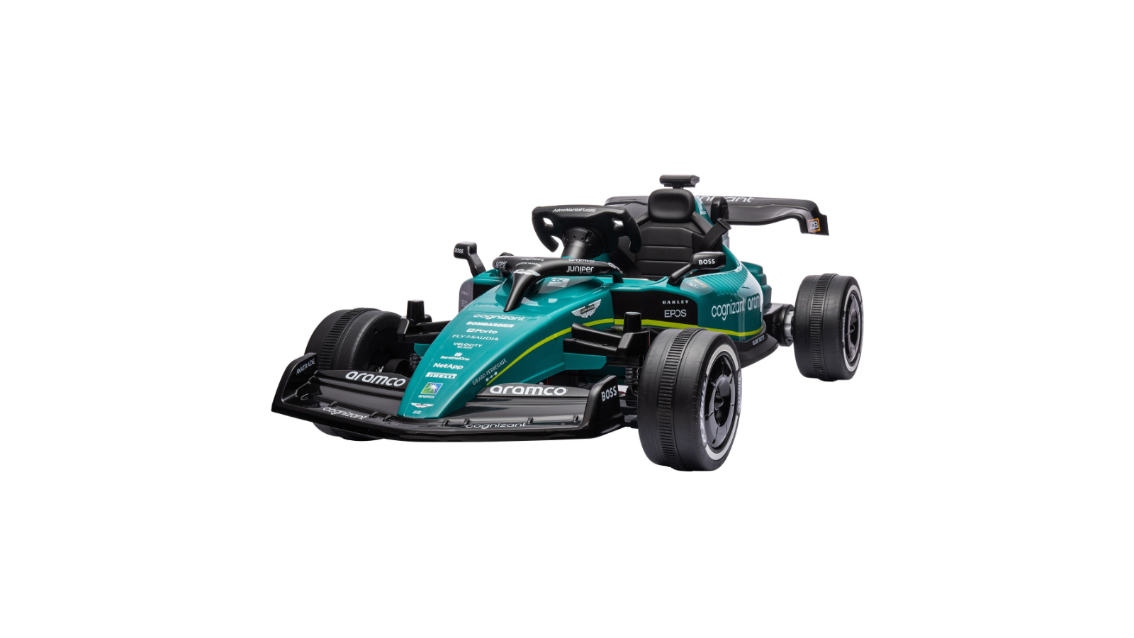 Kahuna Aston Martin Aramco F1 Licensed Electric Kids Ride on Race Car