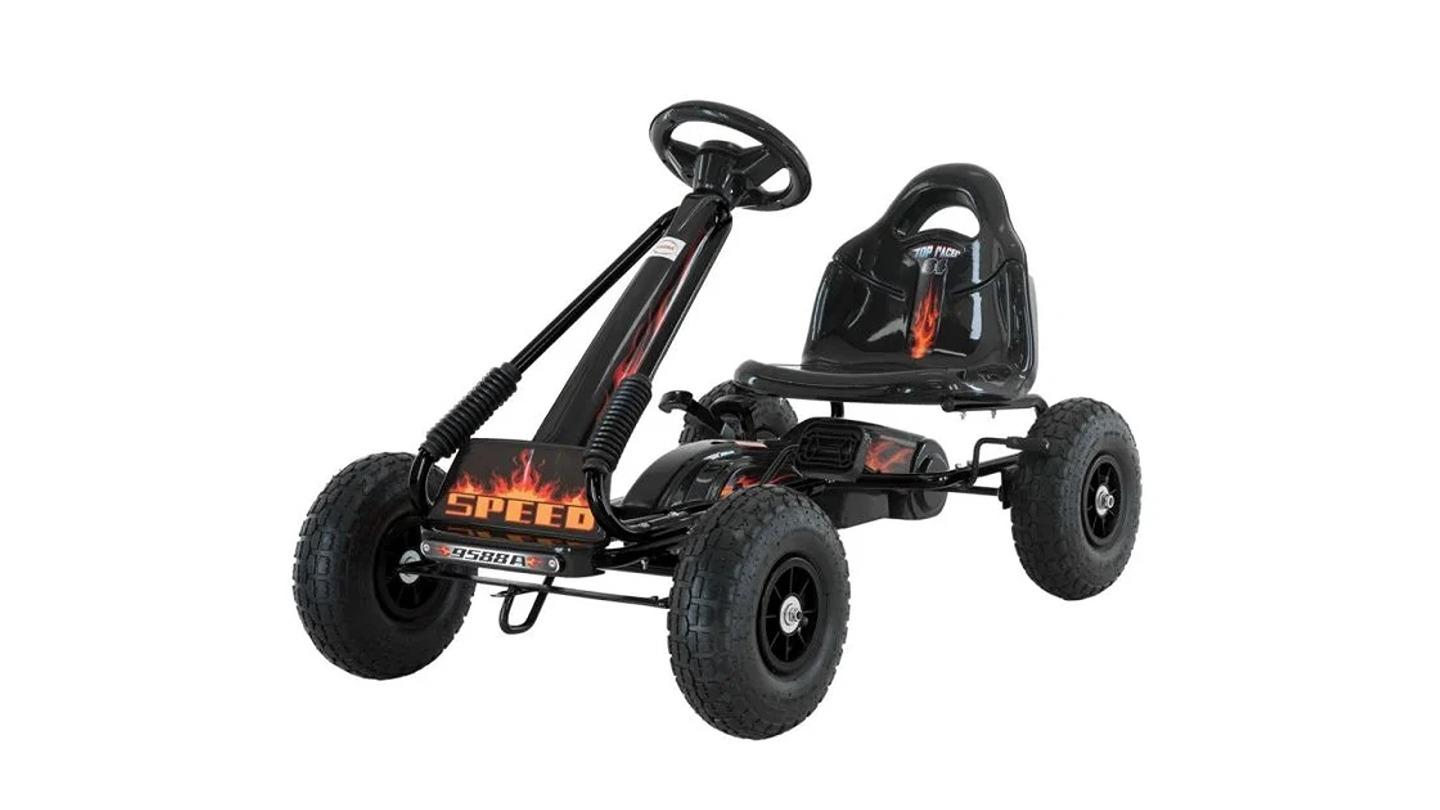 Kahuna G95 Kids Pedal-Powered Go Kart Ride-on - Black