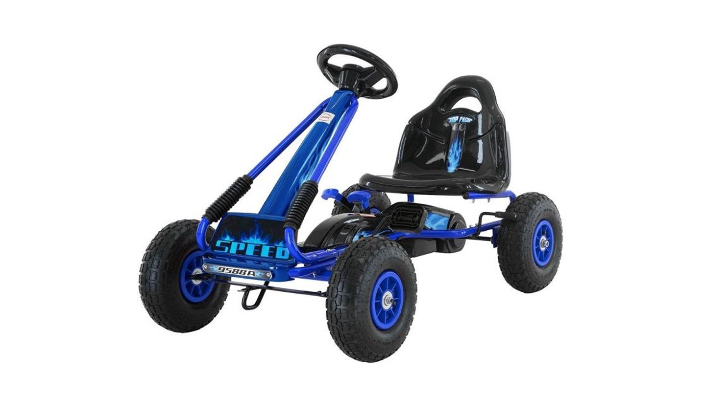 Kahuna G95 Kids Pedal-Powered Go Kart Ride-on - Blue