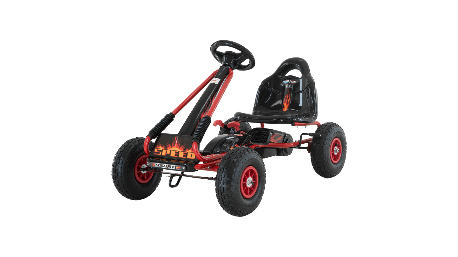 Kahuna Kids G95 Ride-On Pedal-Powered Go Kart - Red