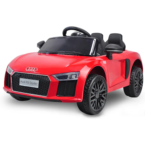 R8 Spyder Audi Electric Ride On Car - Red
