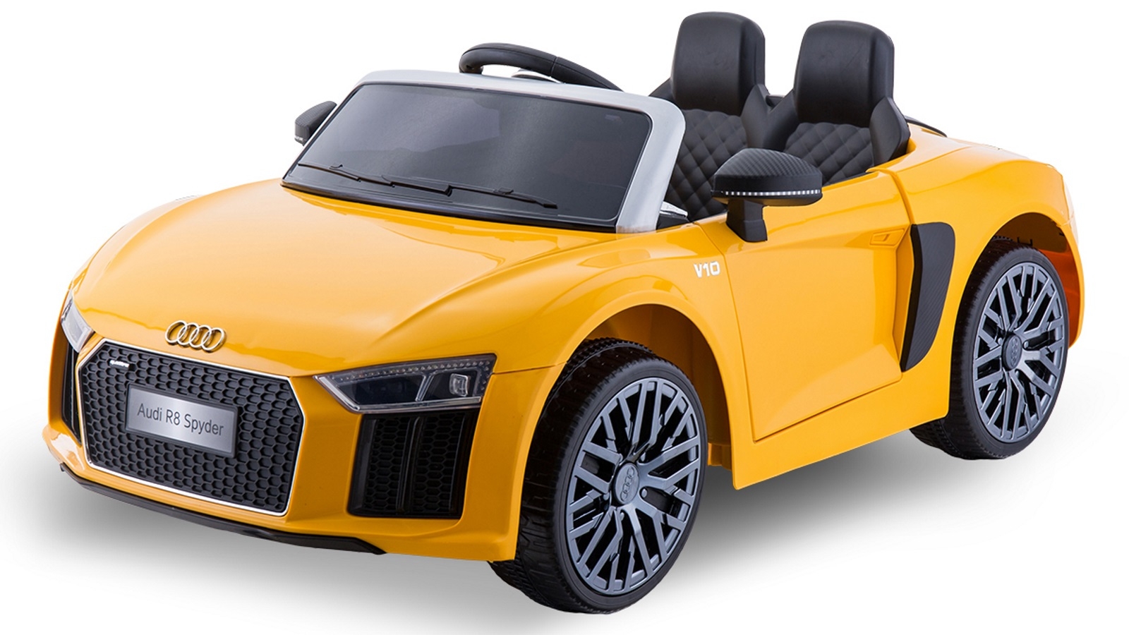 R8 Spyder Audi Electric RideOn Car - Yellow