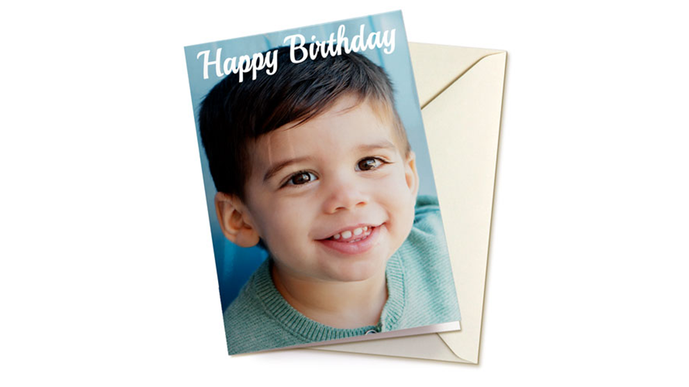 6x4-inch Personalised Greeting Card - 20 Pack