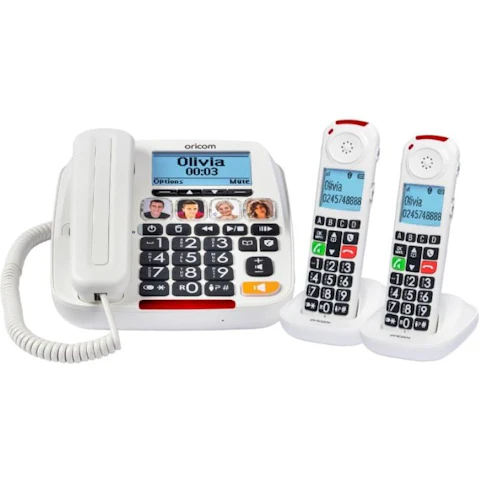Oricom Care920-2 Amplified Big Button Home Phone Combo
