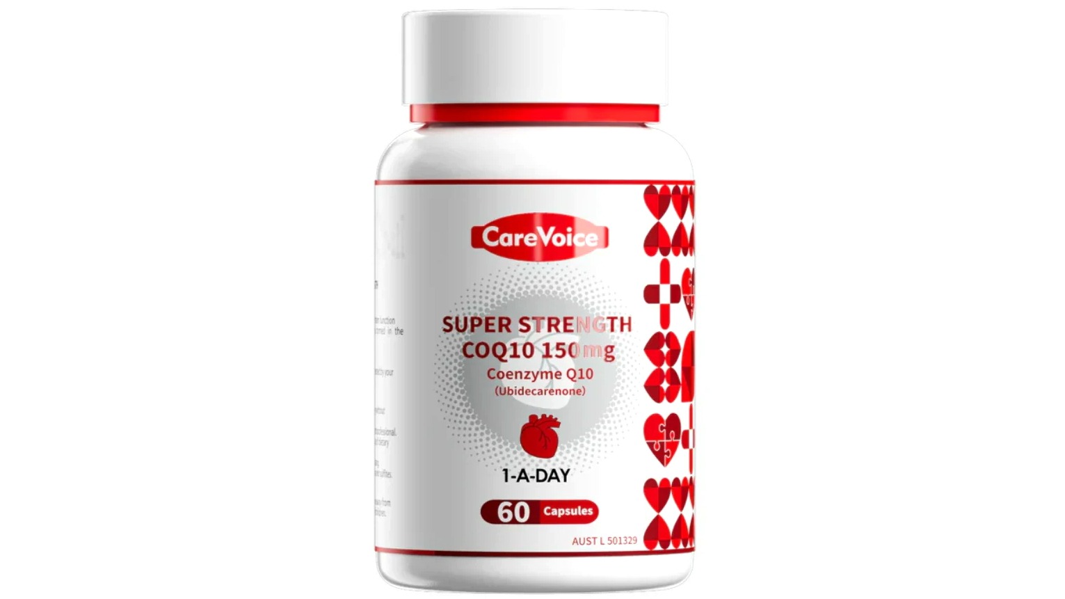 CareVoice Spuer Strength CoQ10 150mg 60 Capsules