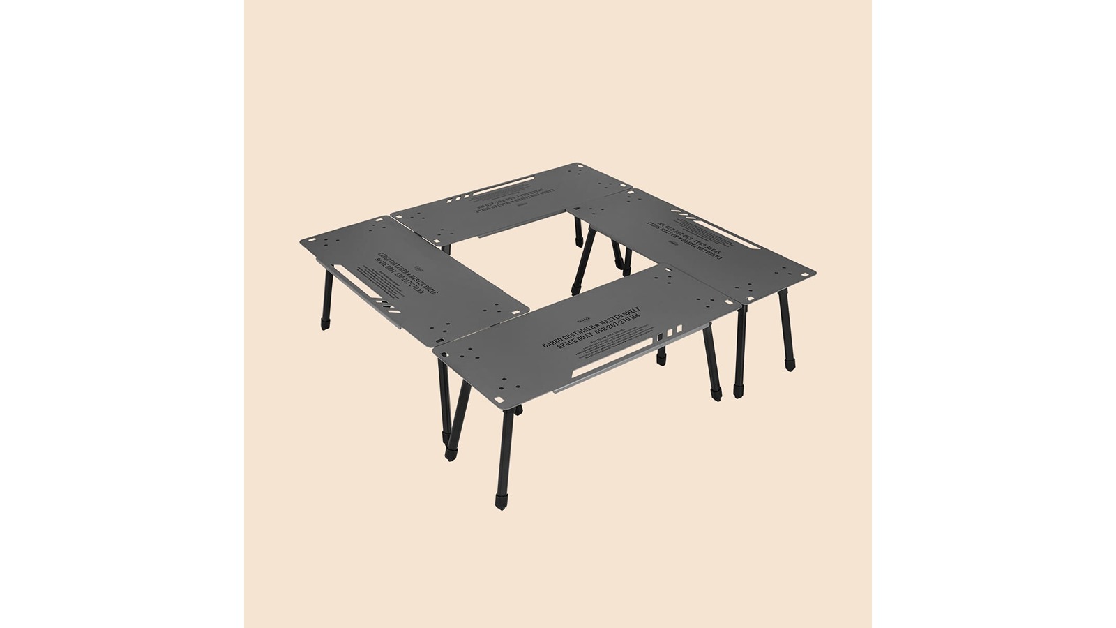 Cargo Master Shelf Table - Grey | Harvey Norman