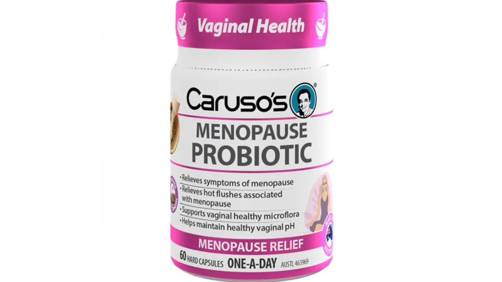 Caruso's 60 Piece Menopause Probiotic Capsule