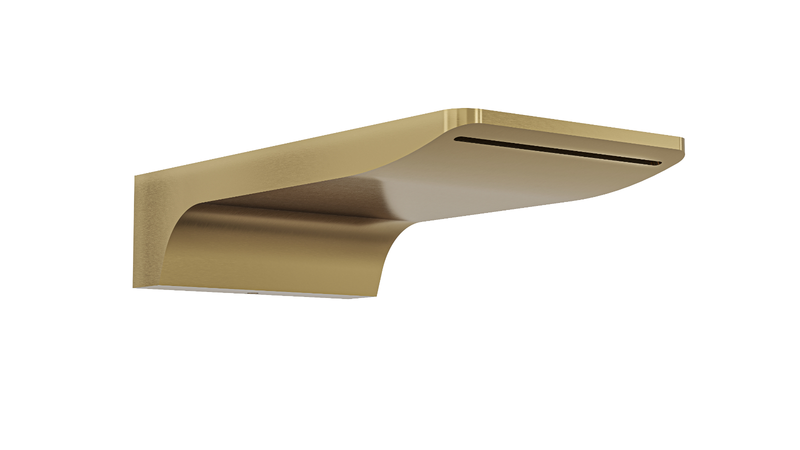 Linsol Cascada S2 Waterfall Spout - Brushed Brass
