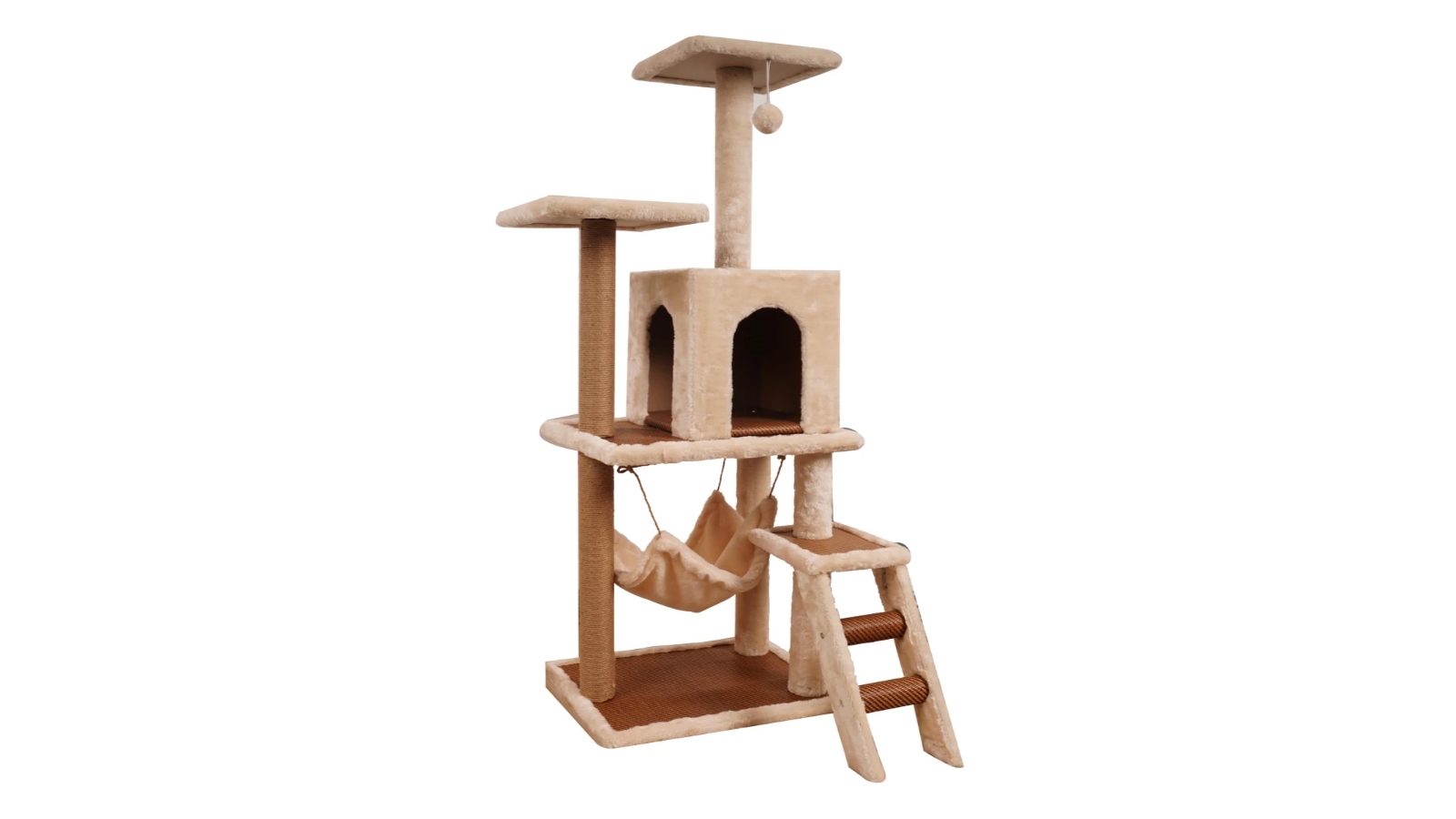 Furtastic 125cm Cat Tree Post - Beige
