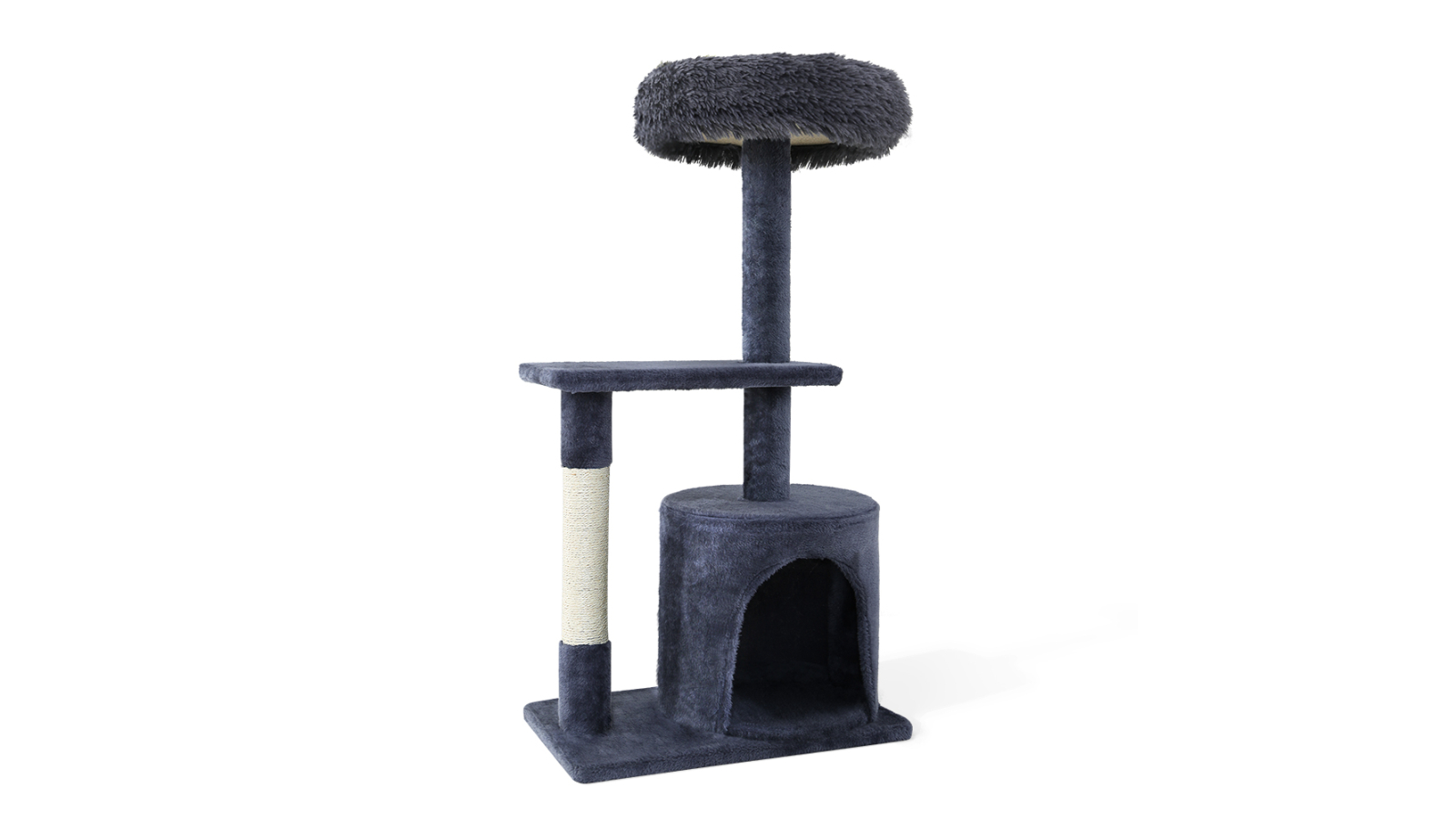 i.Pet Grey Cat Tree Scratching Post - 94 cm