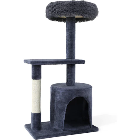 i.Pet Grey Cat Tree Scratching Post - 94 cm