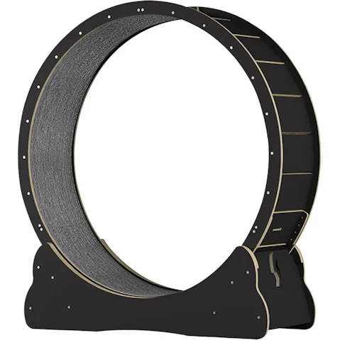 Topet Black Board Cat Runnig Wheel Exerciser Scratcher