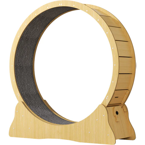 Topet Board Cat Running Wheel Exerciser Scratcher