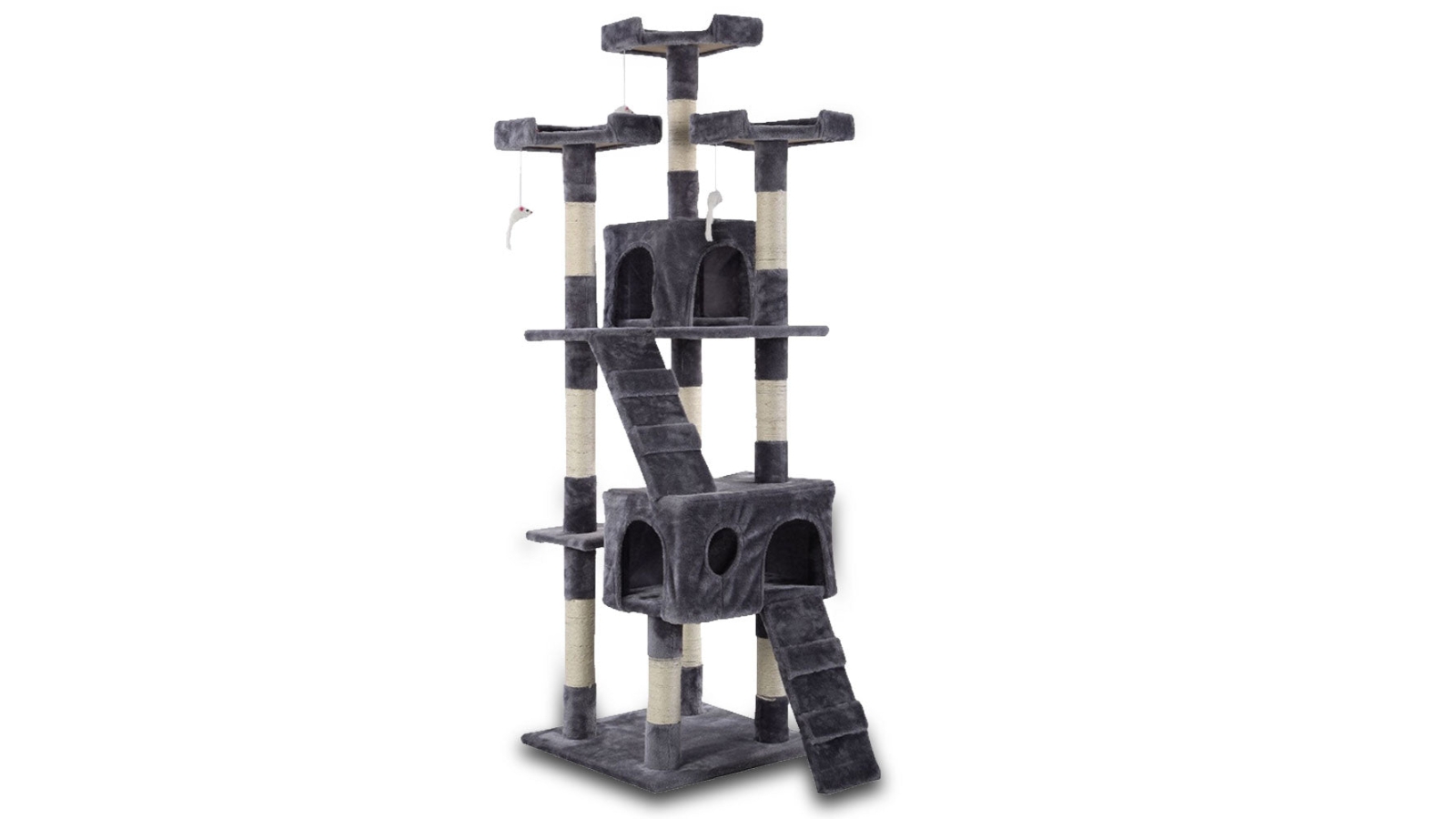 Bargene 170cm Cat Tree Scratching Post - Grey