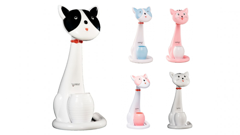 Gabroo Cat Kids Desk and Night Light