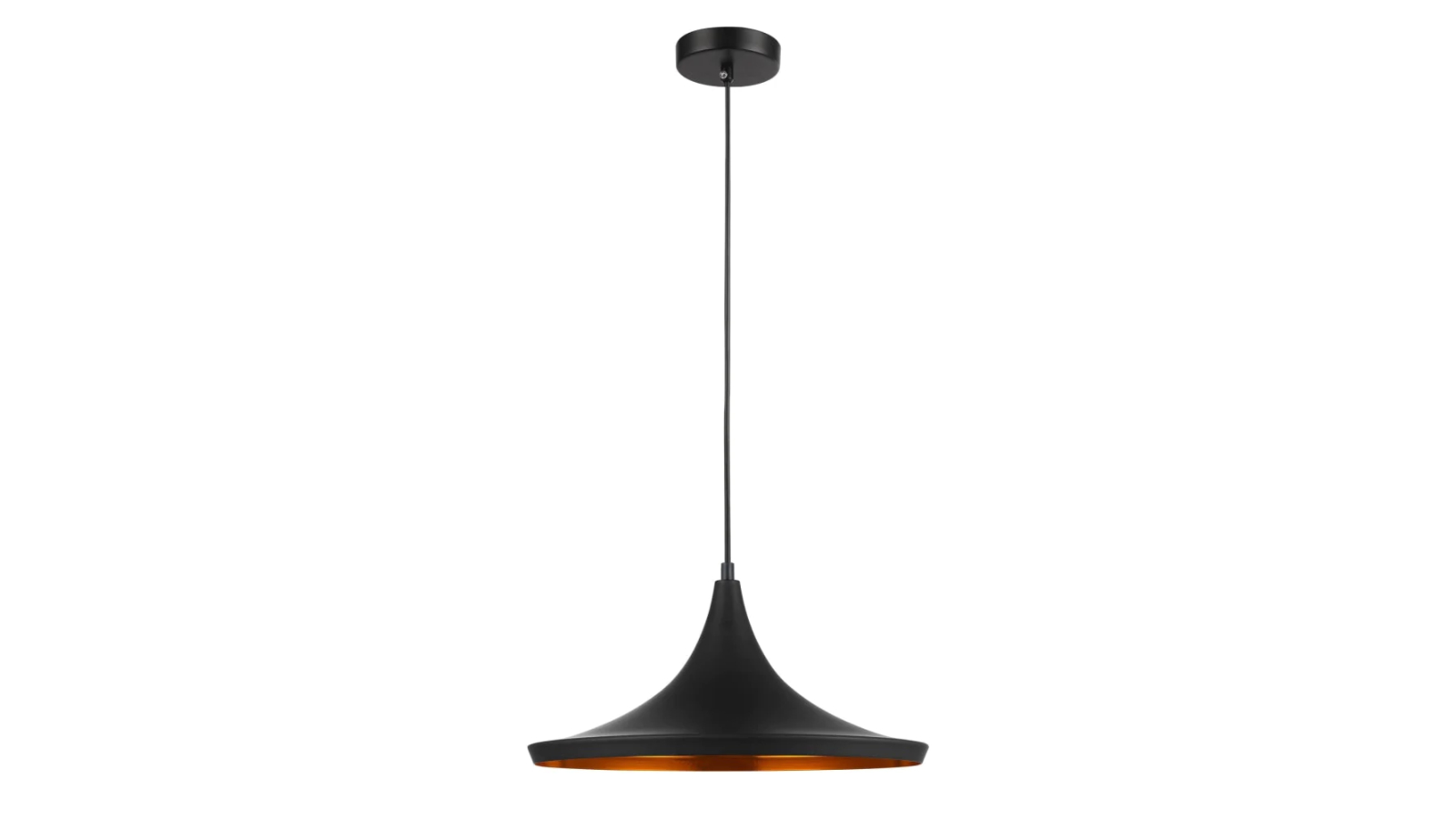 Caviar Black Mexican Hat Pendant Light