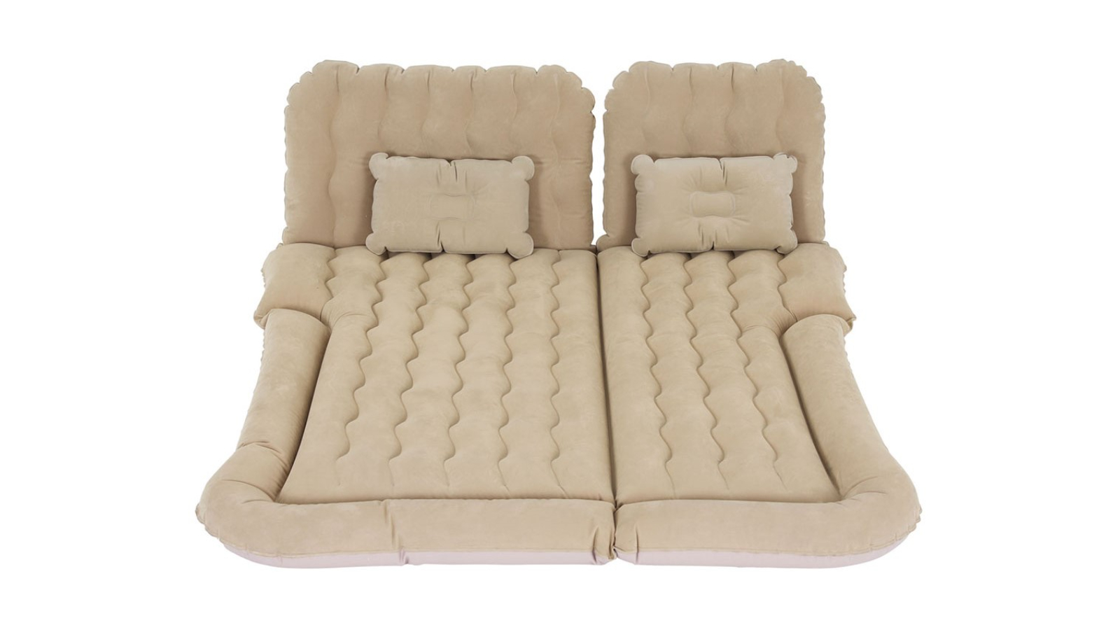 Weisshorn SUV Car Back Seat 175 x 130cm Inflatable Camping Bed - Beige