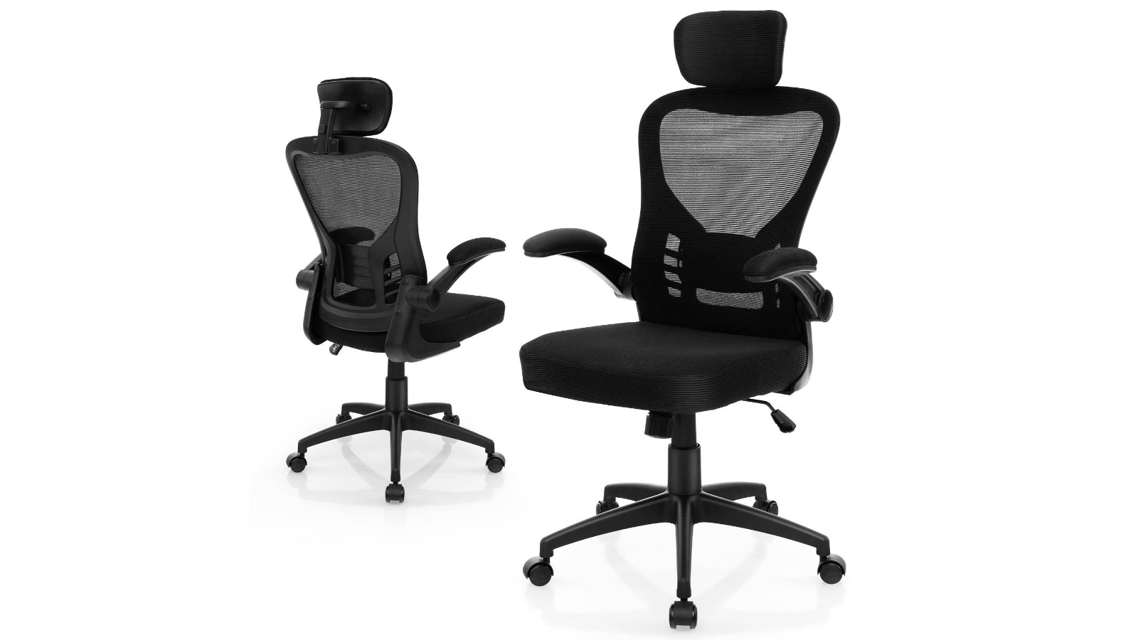 Costway Mesh Seat Executive Office Chair - Black