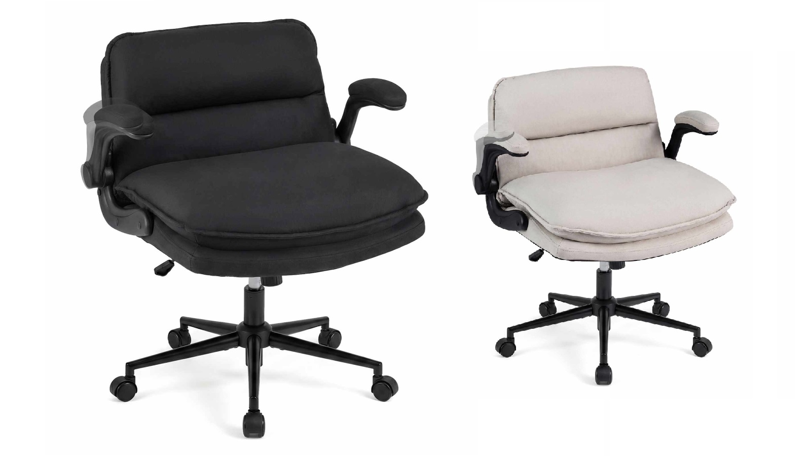 Costway Adjustable Office Chair with Backrest