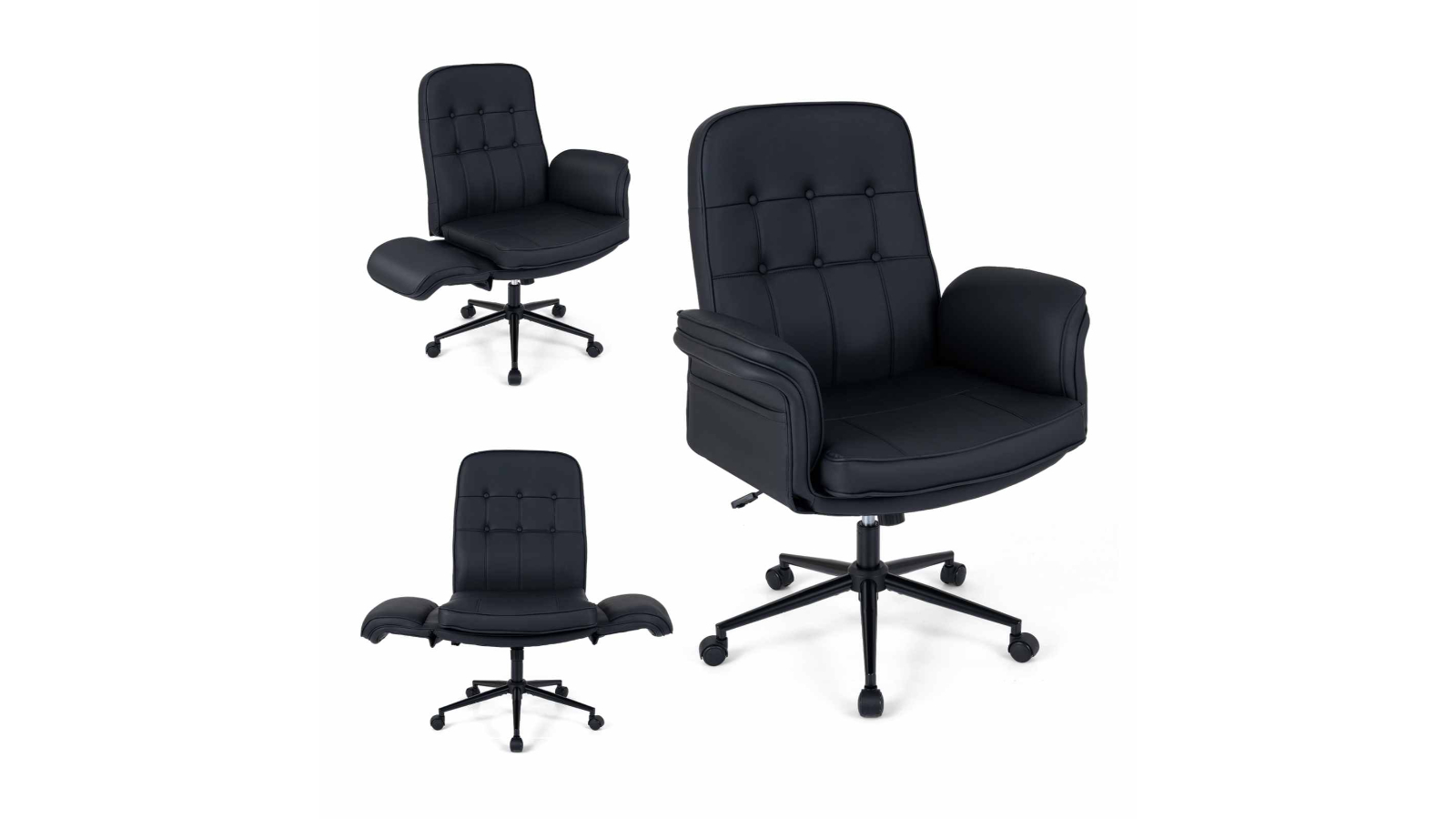 Costway Adjustable Criss-Cross Office Chair