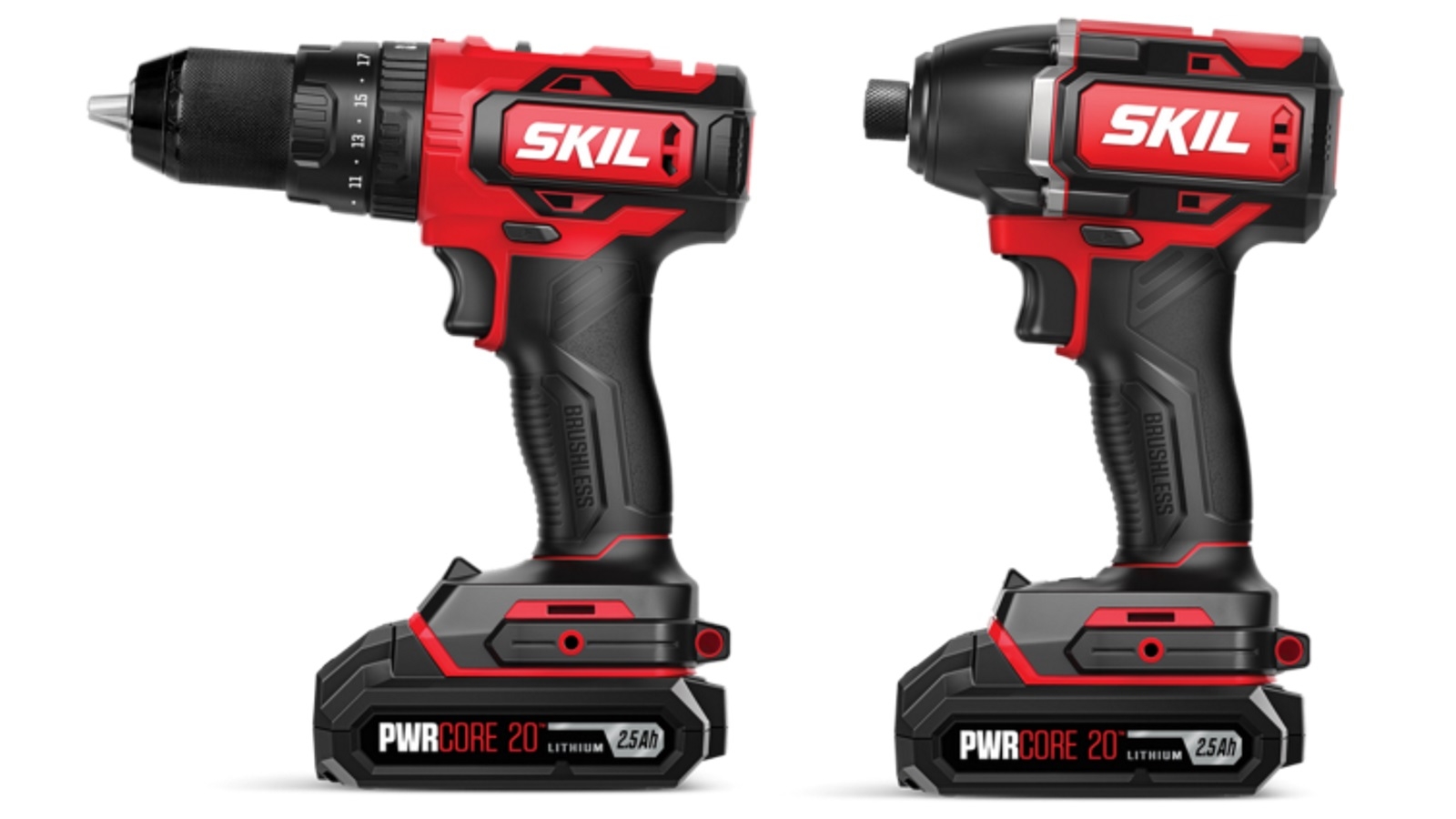 SKIL 20V Brushless Hammer Drill and Impact Driver Kit