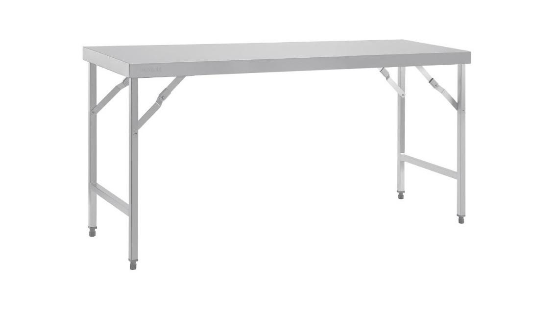 Vogue CB906 Stainless Steel Folding Table - 180cm