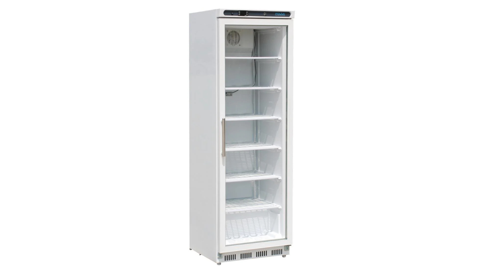 Polar 365 Litre C-Series Glass Door Display Freezer - White