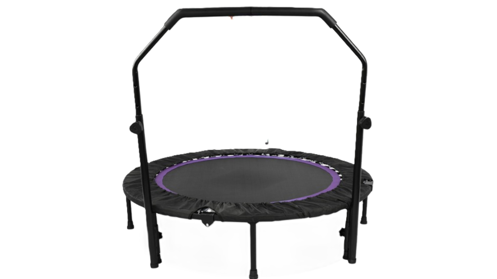 Advwin 48inch Purple Mini Trampoline with Adjustable Foam Handle