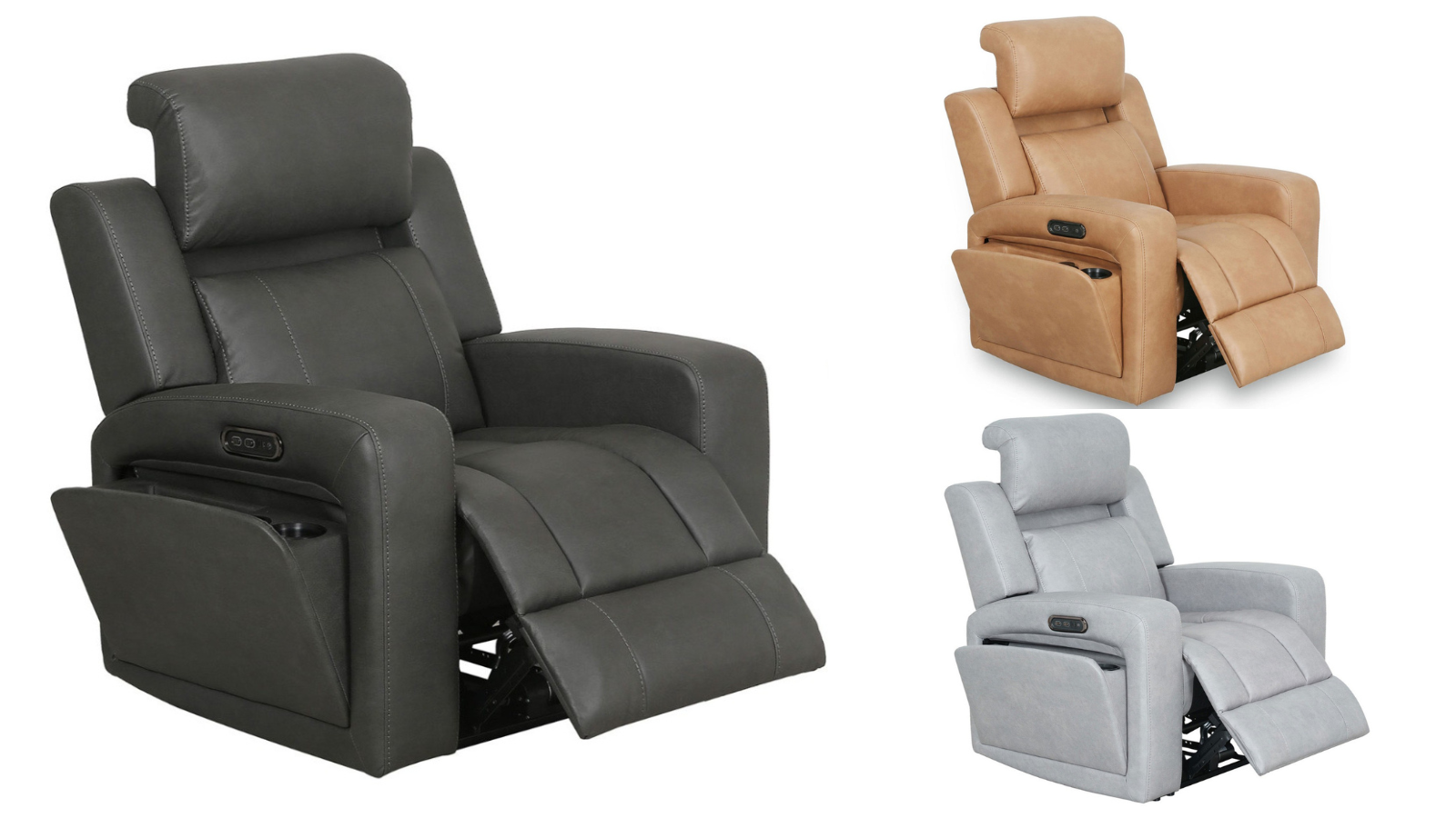Buxton Fabric Powered Recliner Armchair