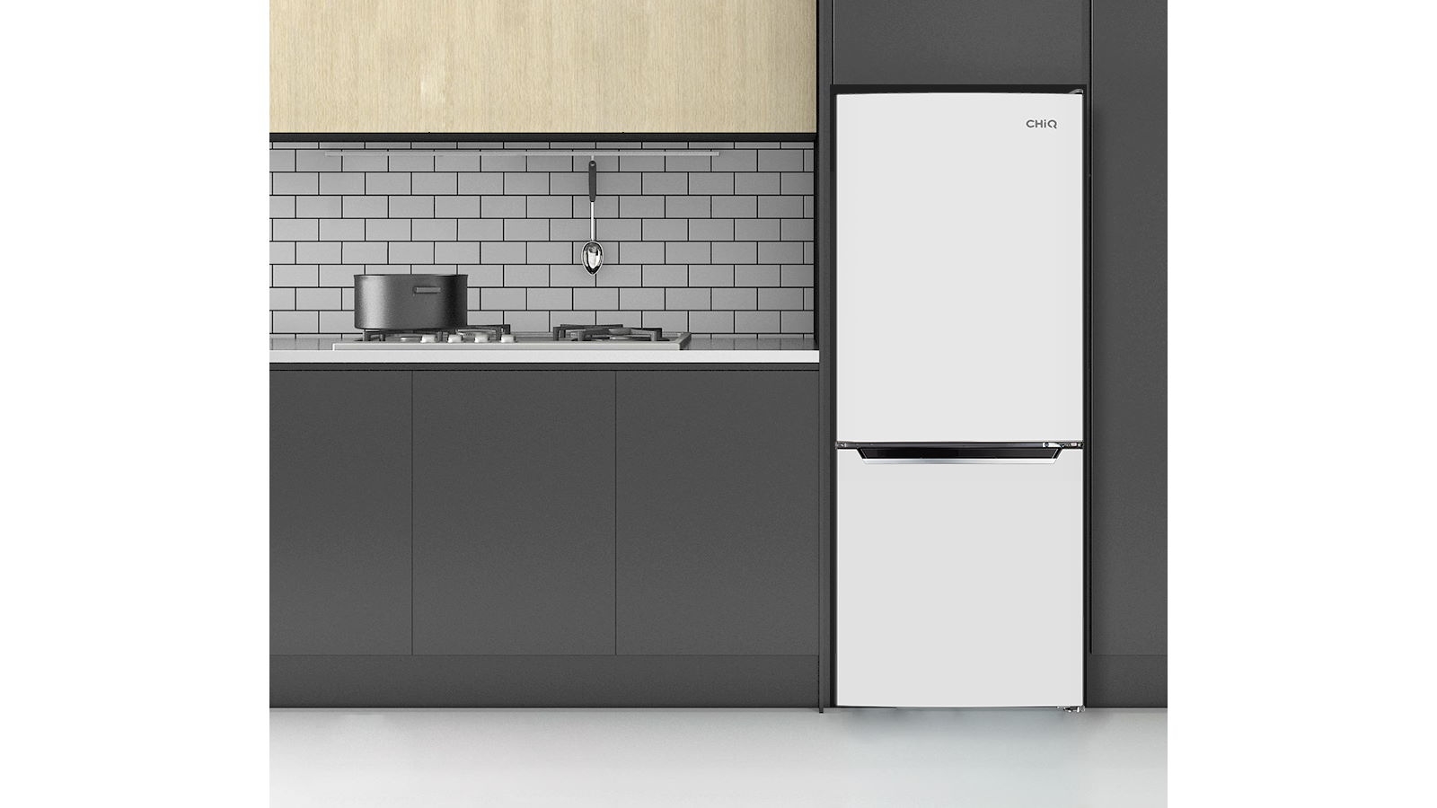 CHiQ 283L Bottom Mount Fridge White Harvey Norman